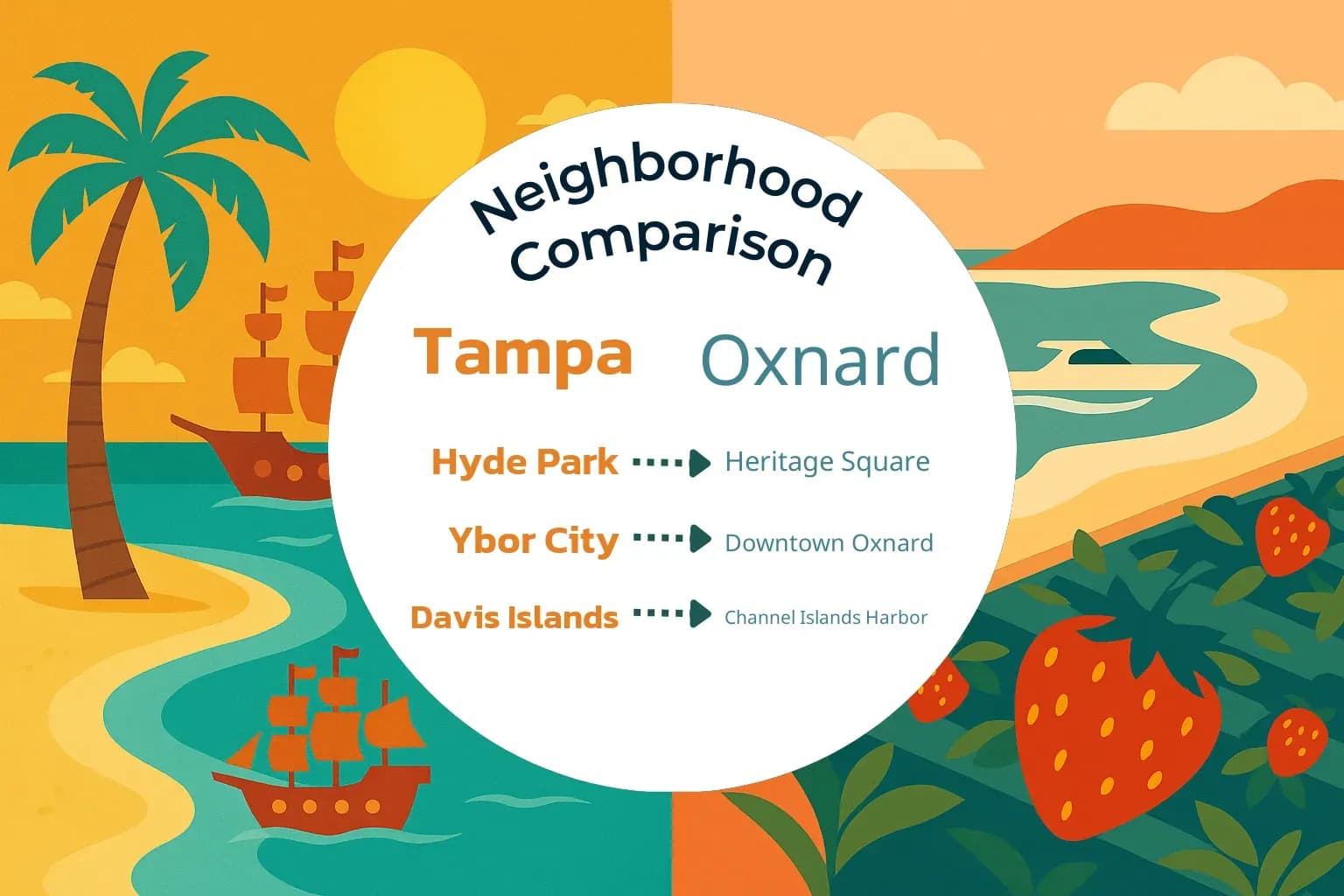 Tampa vs Oxnard Neighborhood Comparison