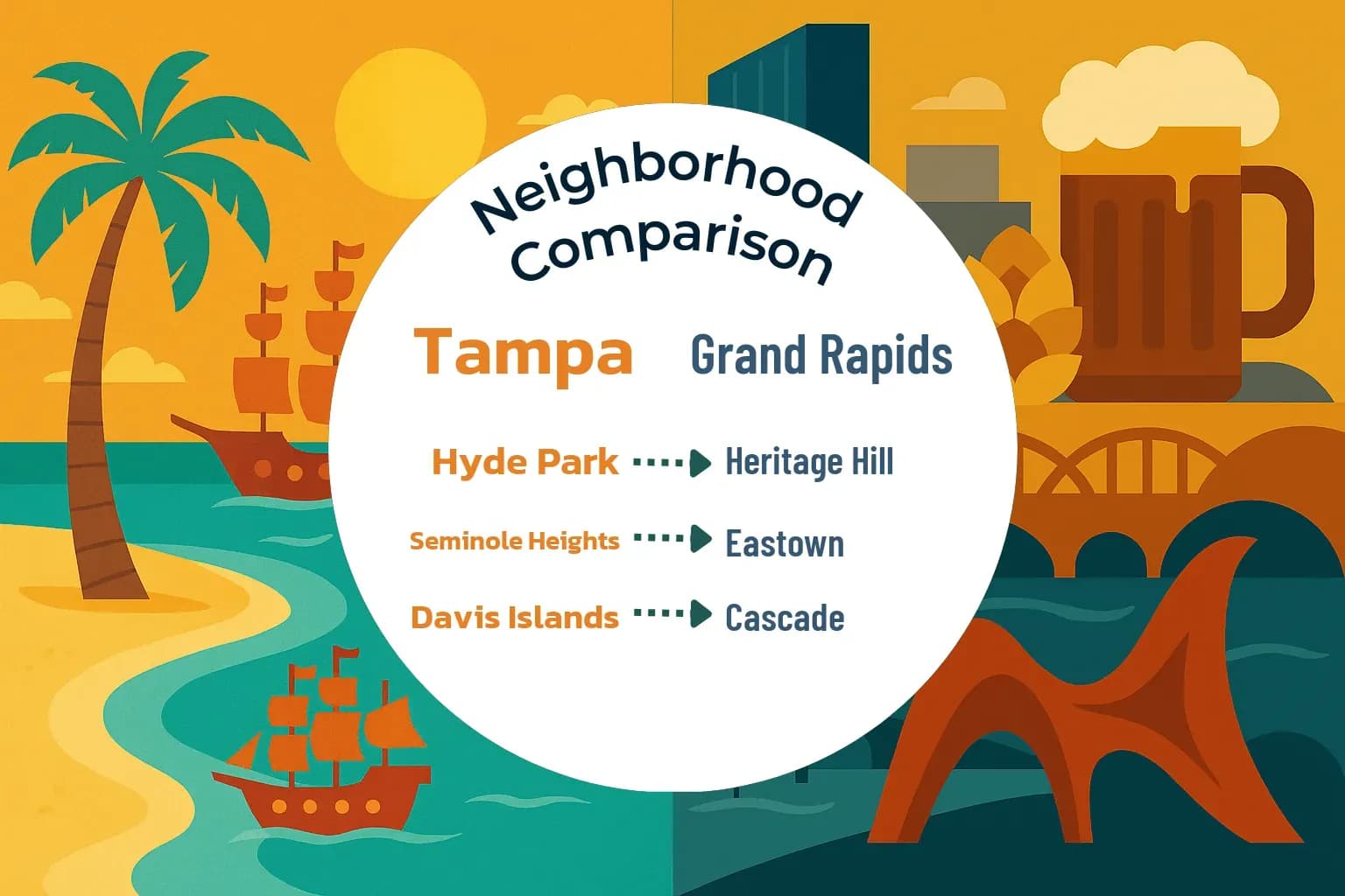 Tampa vs Grand Rapids Neighborhood Comparison