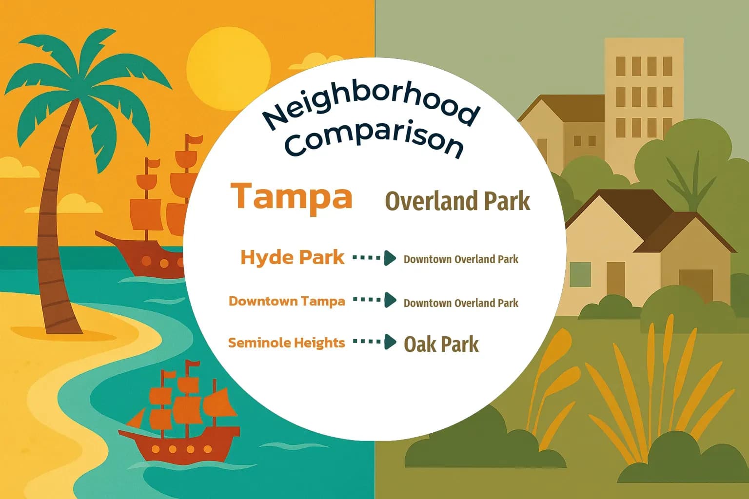 Tampa vs Overland Park Neighborhood Comparison