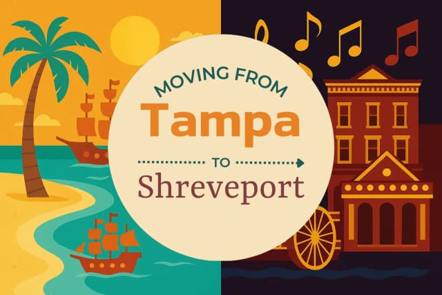 Moving from Tampa to Shreveport