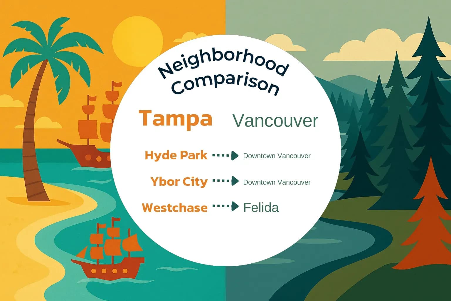Tampa vs Vancouver Neighborhood Comparison