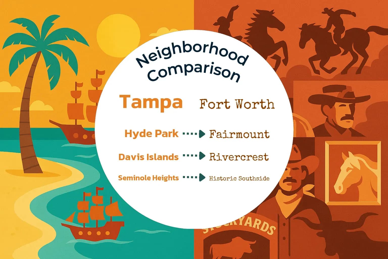 Tampa vs Fort Worth Neighborhood Comparison