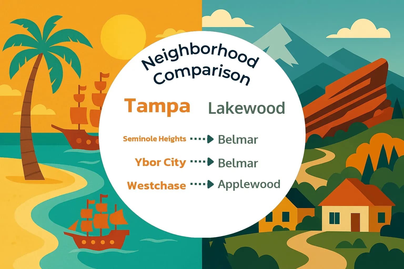 Tampa vs Lakewood Neighborhood Comparison
