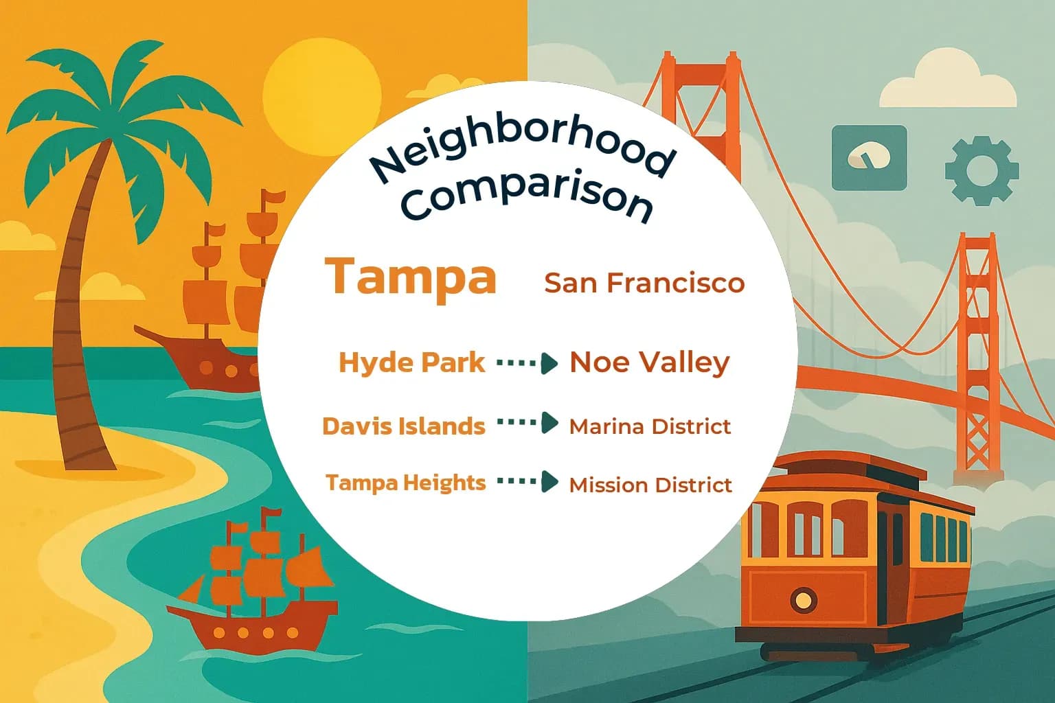 Tampa vs San Francisco Neighborhood Comparison