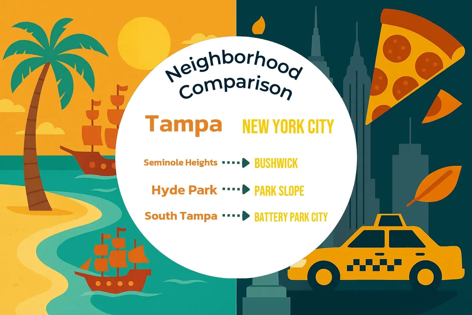 Tampa vs New York City Neighborhood Comparison