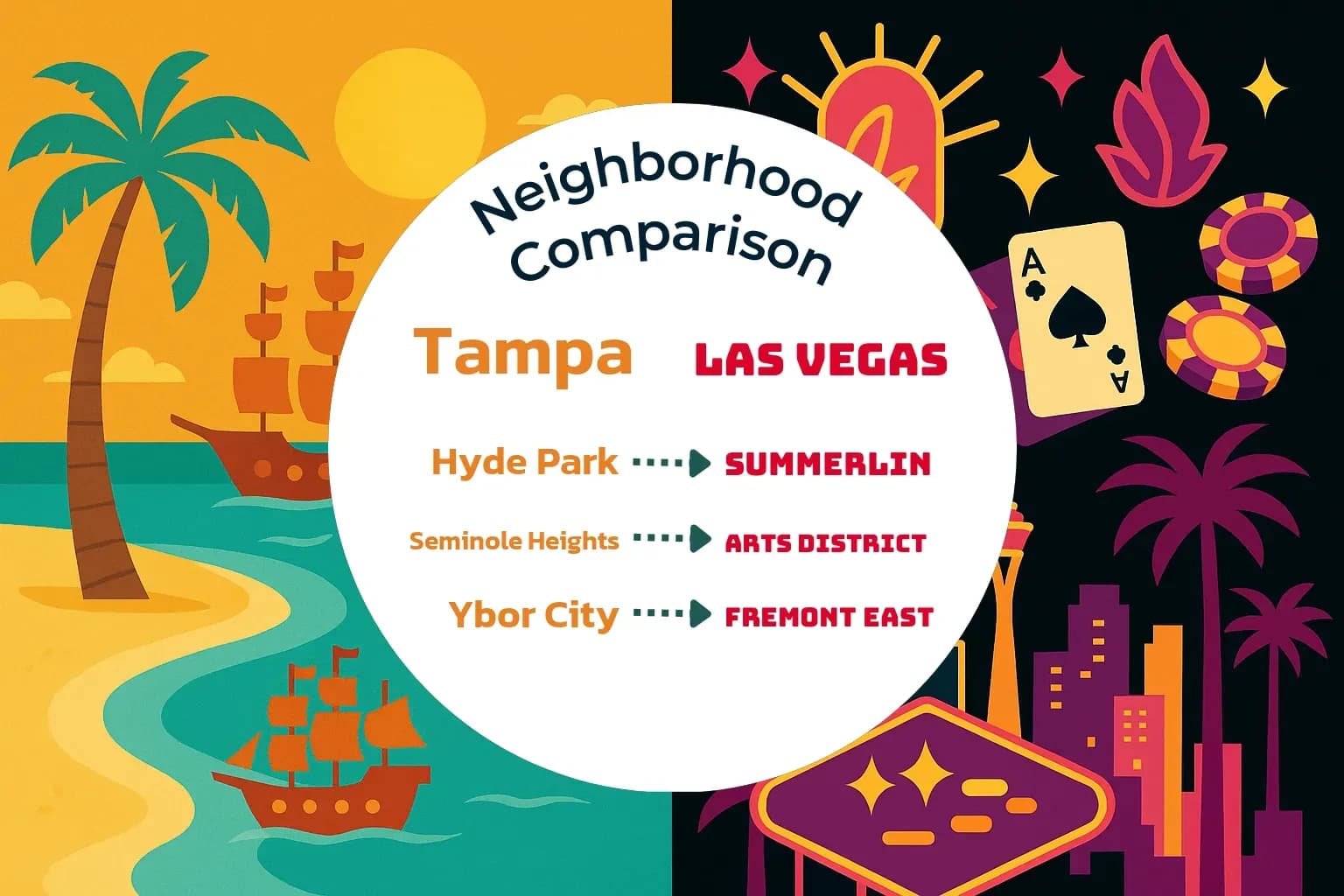 Tampa vs Las Vegas Neighborhood Comparison