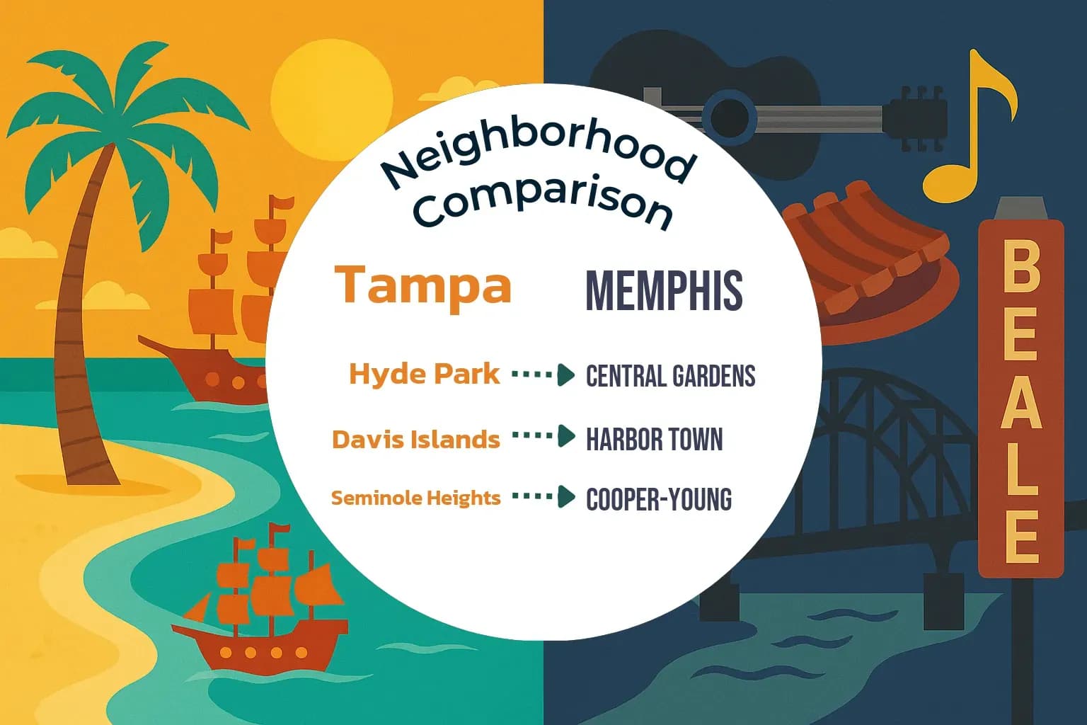 Tampa vs Memphis Neighborhood Comparison