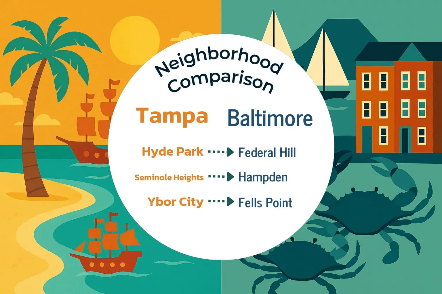Tampa vs Baltimore Neighborhood Comparison