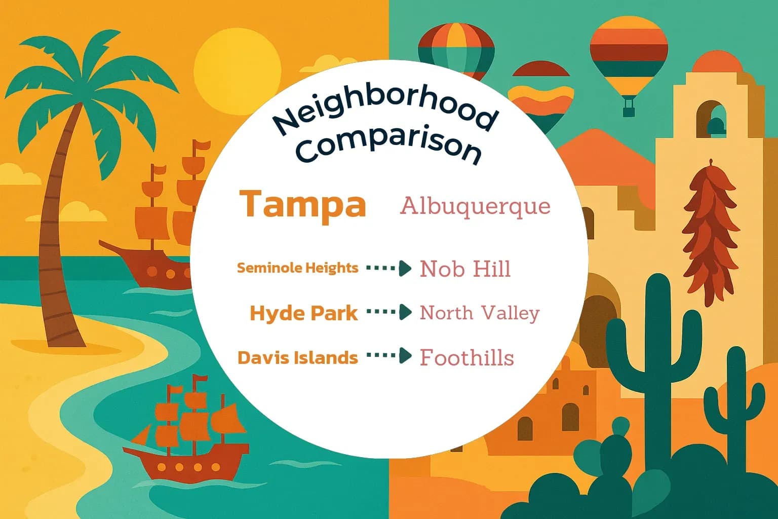 Tampa vs Albuquerque Neighborhood Comparison