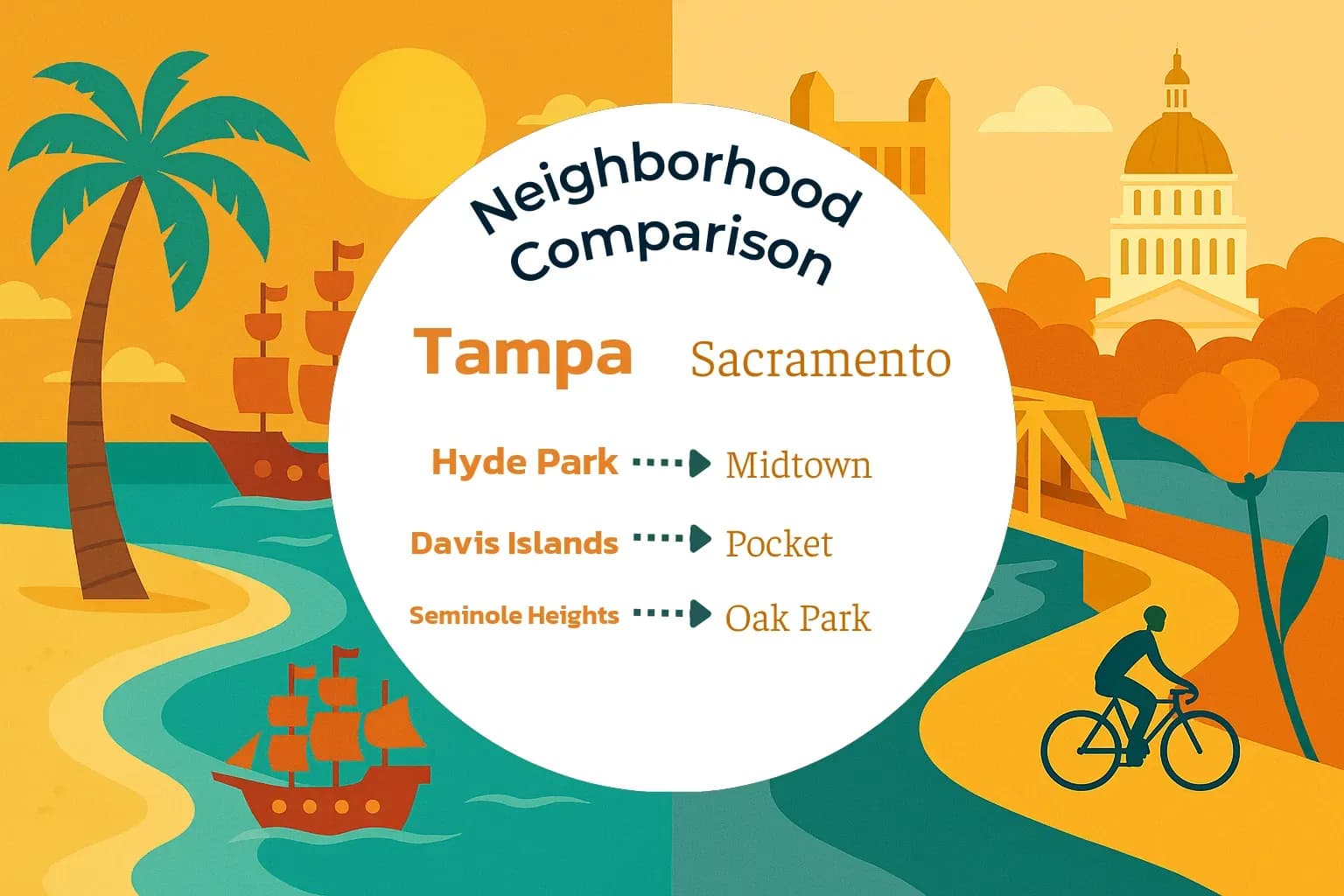 Tampa vs Sacramento Neighborhood Comparison