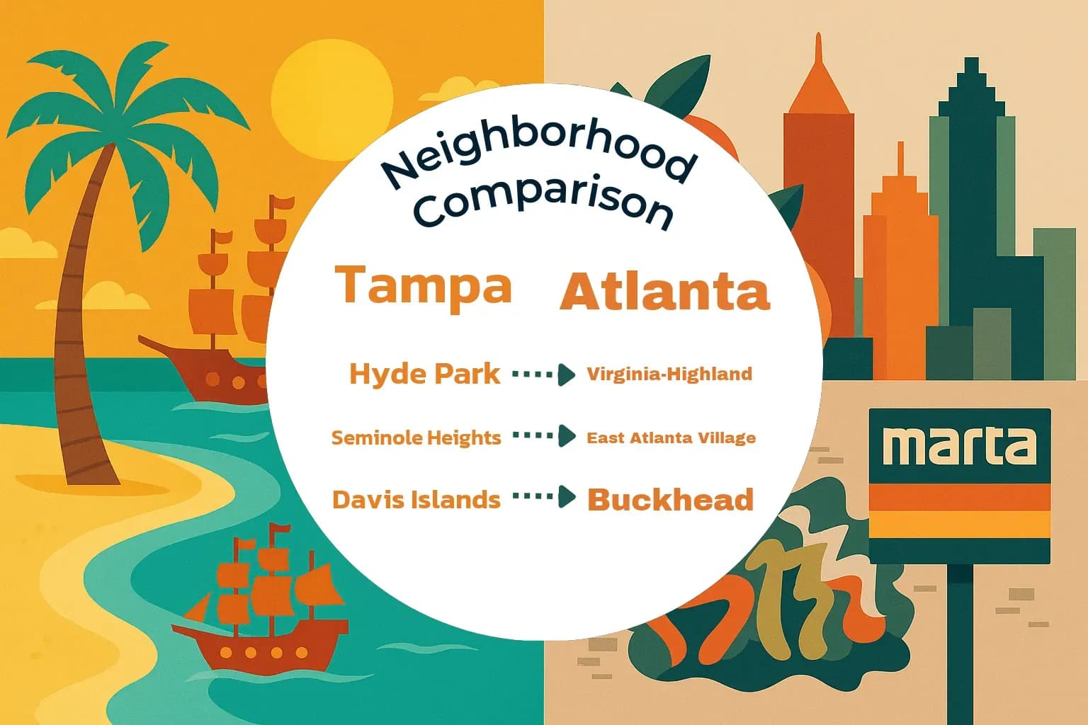 Tampa vs Atlanta Neighborhood Comparison