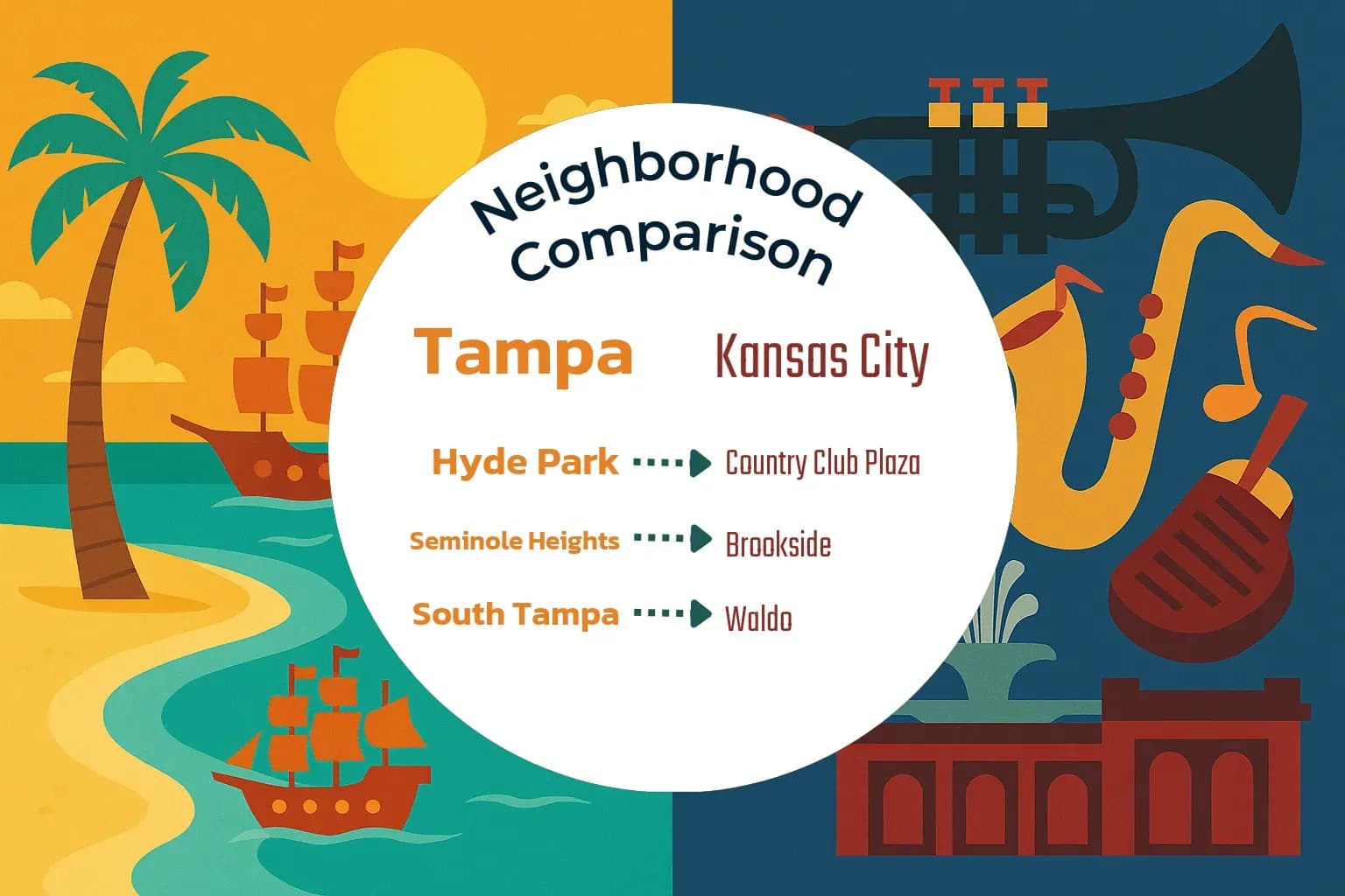 Tampa vs Kansas City Neighborhood Comparison