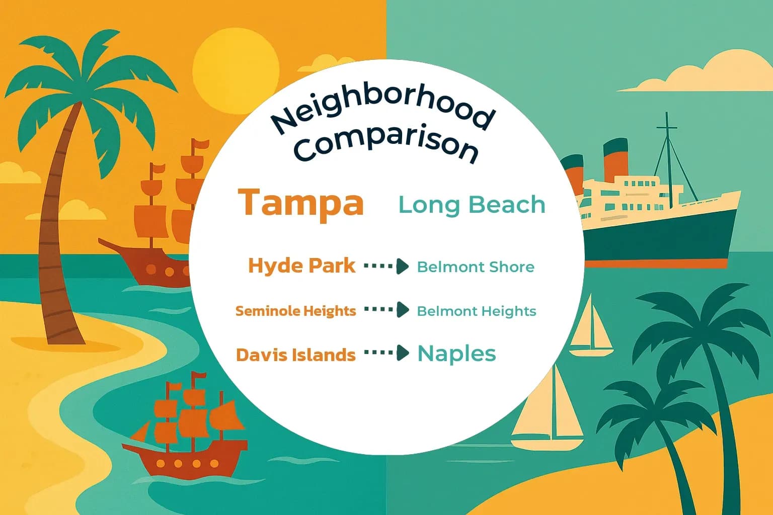 Tampa vs Long Beach Neighborhood Comparison