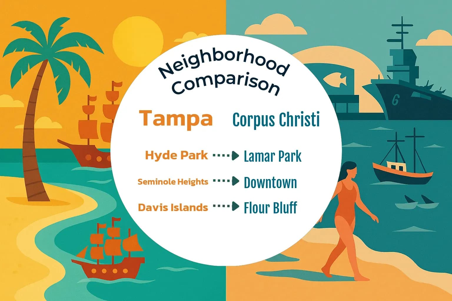 Tampa vs Corpus Christi Neighborhood Comparison