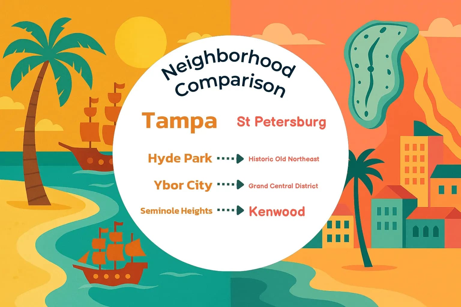 Tampa vs St. Petersburg Neighborhood Comparison