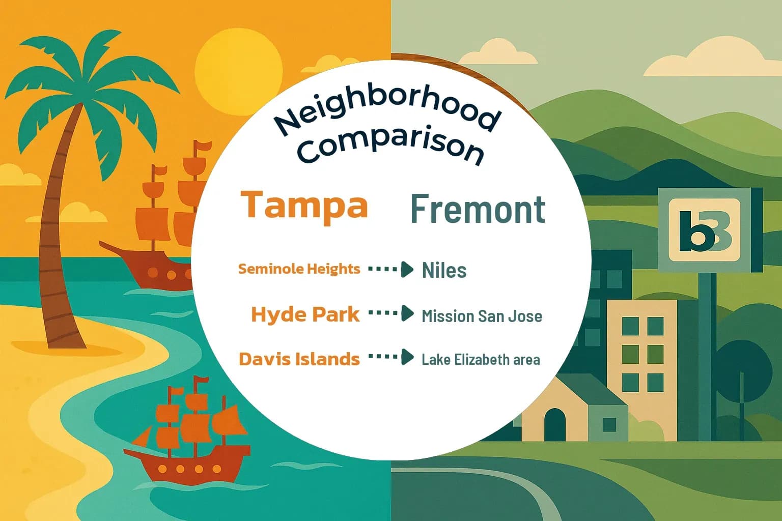 Tampa vs Fremont Neighborhood Comparison
