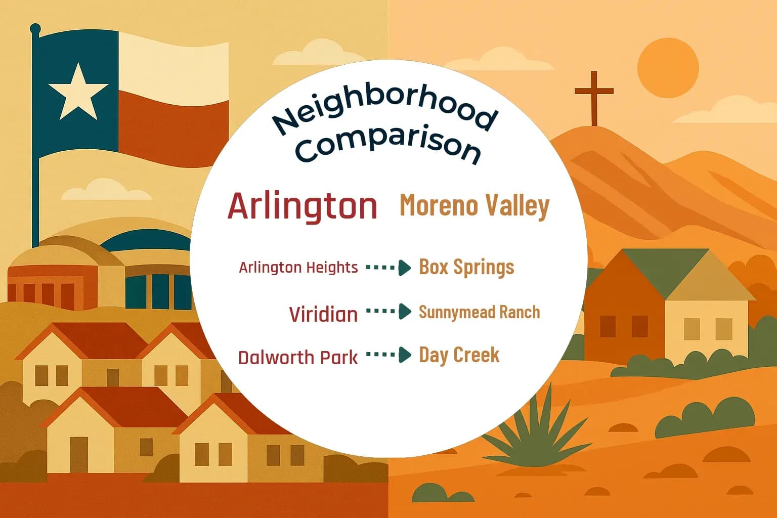 Arlington vs Moreno Valley Neighborhood Comparison