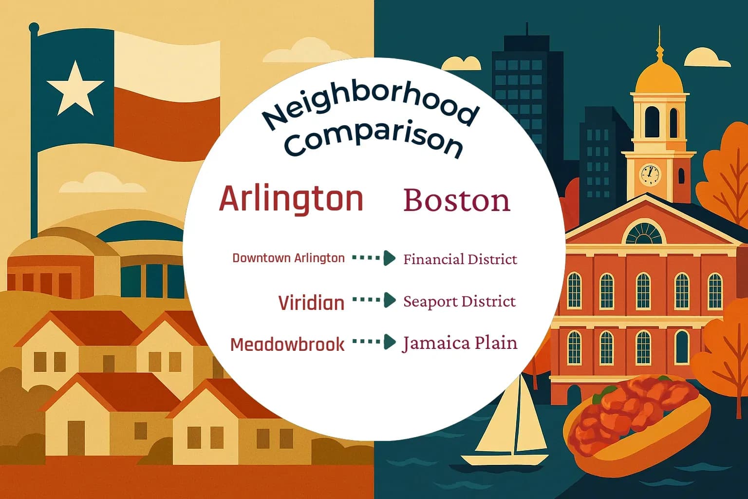 Arlington vs Boston Neighborhood Comparison