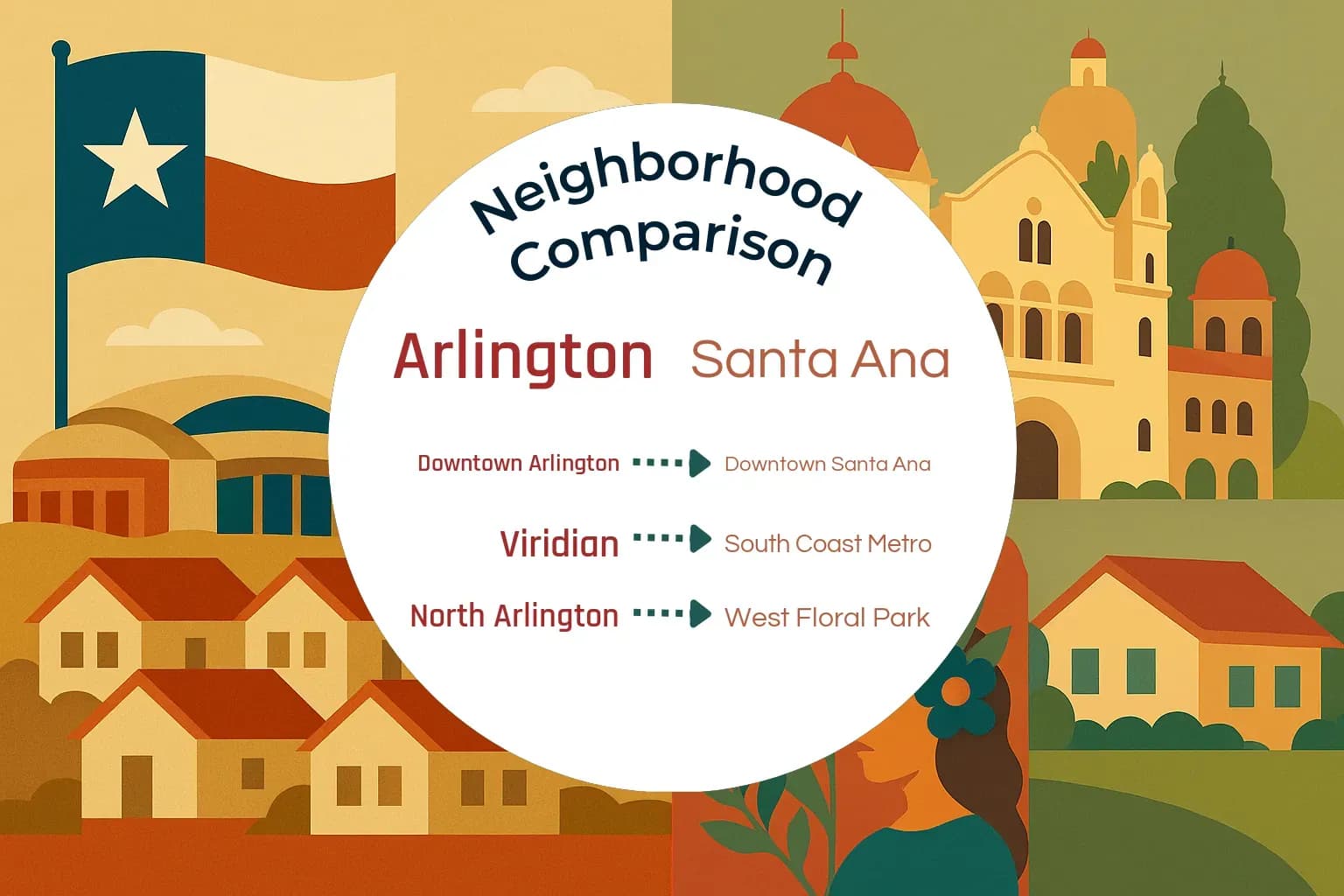 Arlington vs Santa Ana Neighborhood Comparison