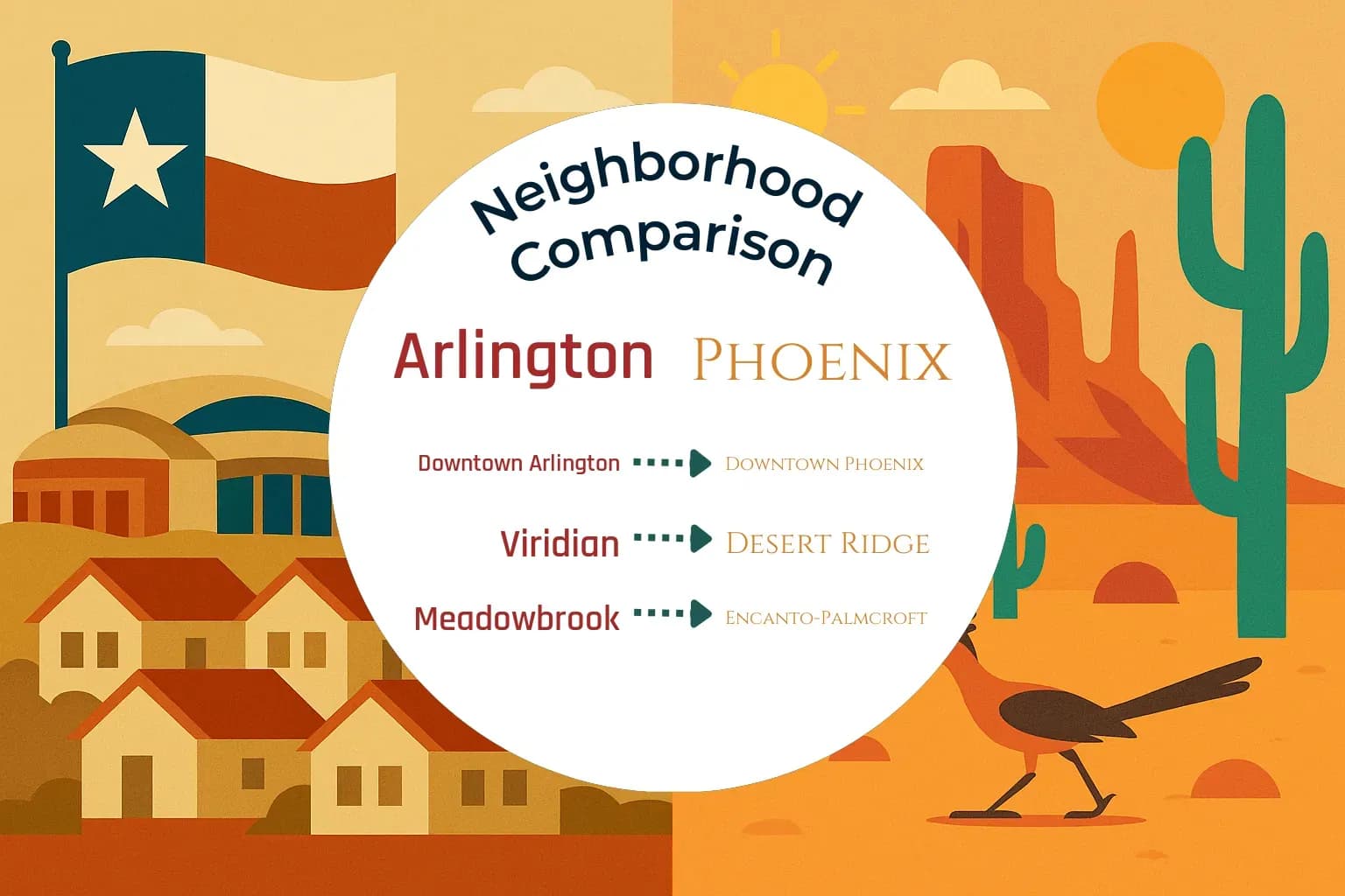 Arlington vs Phoenix Neighborhood Comparison