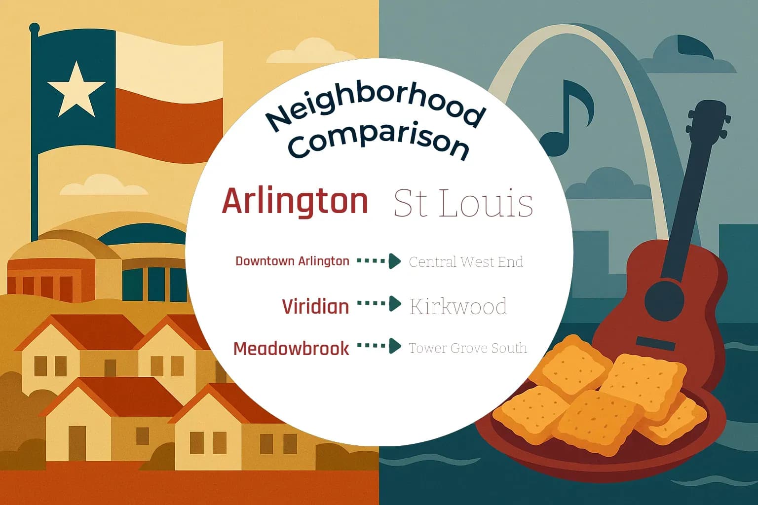 Arlington vs St. Louis Neighborhood Comparison