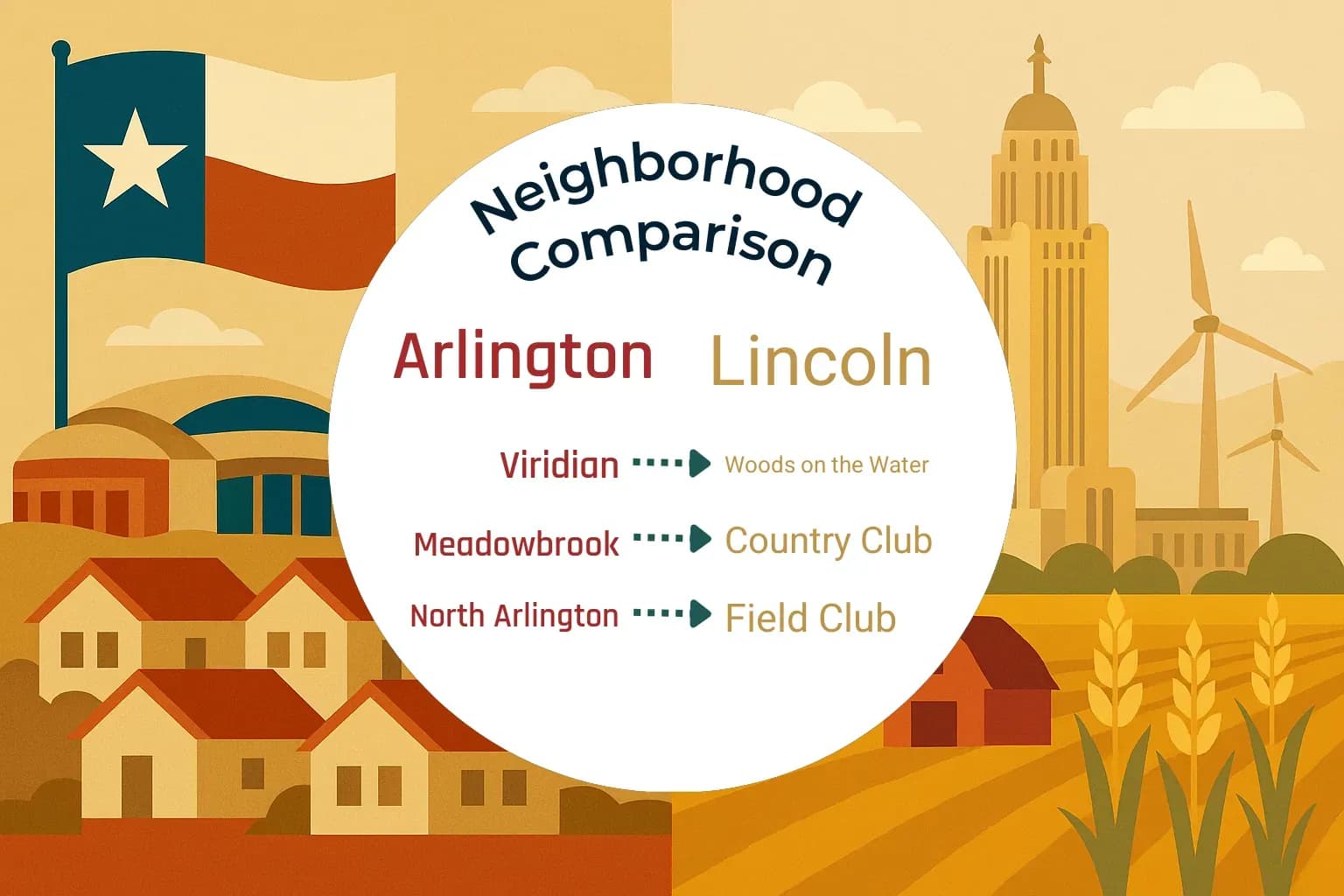 Arlington vs Lincoln Neighborhood Comparison