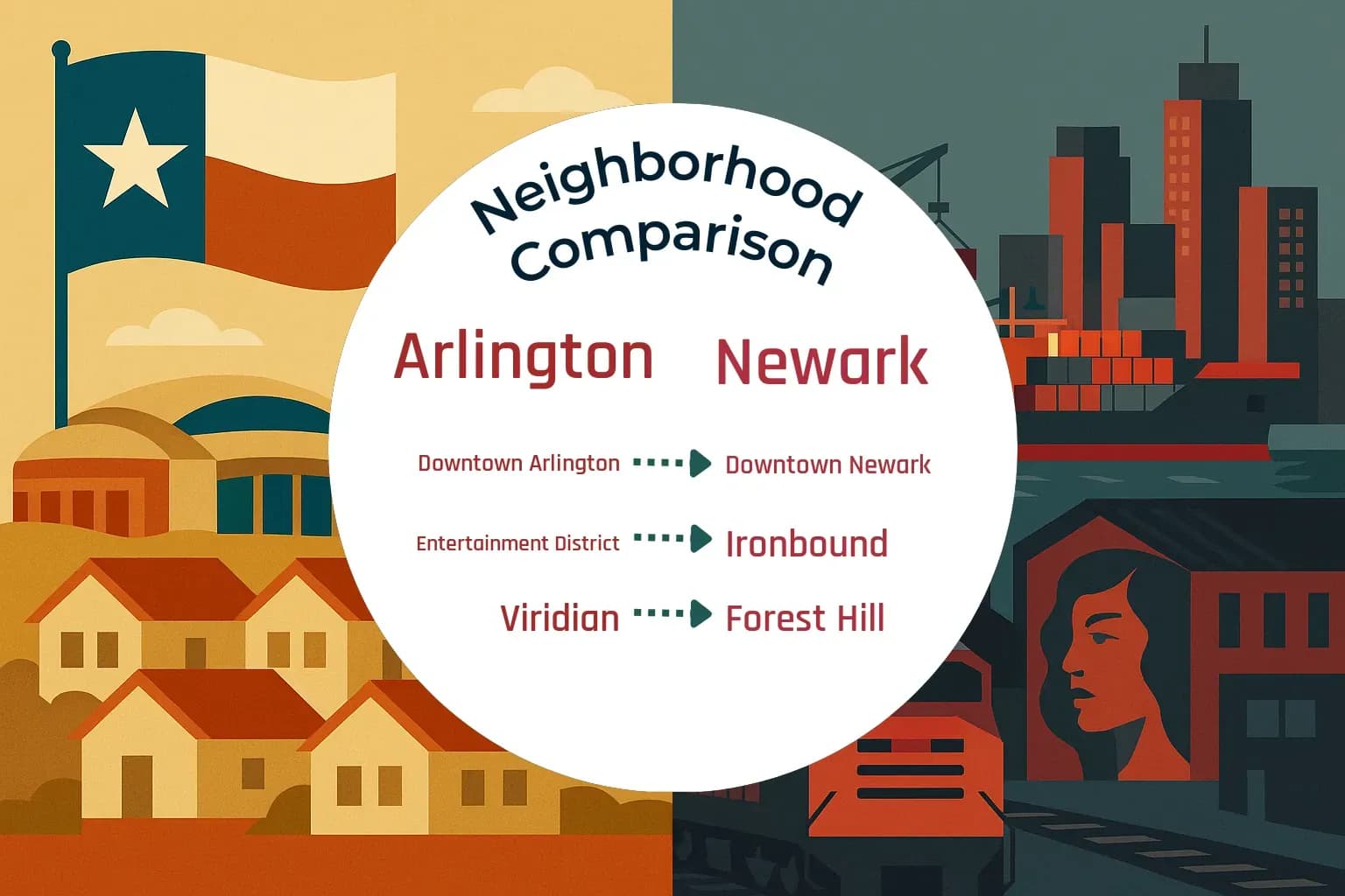 Arlington vs Newark Neighborhood Comparison
