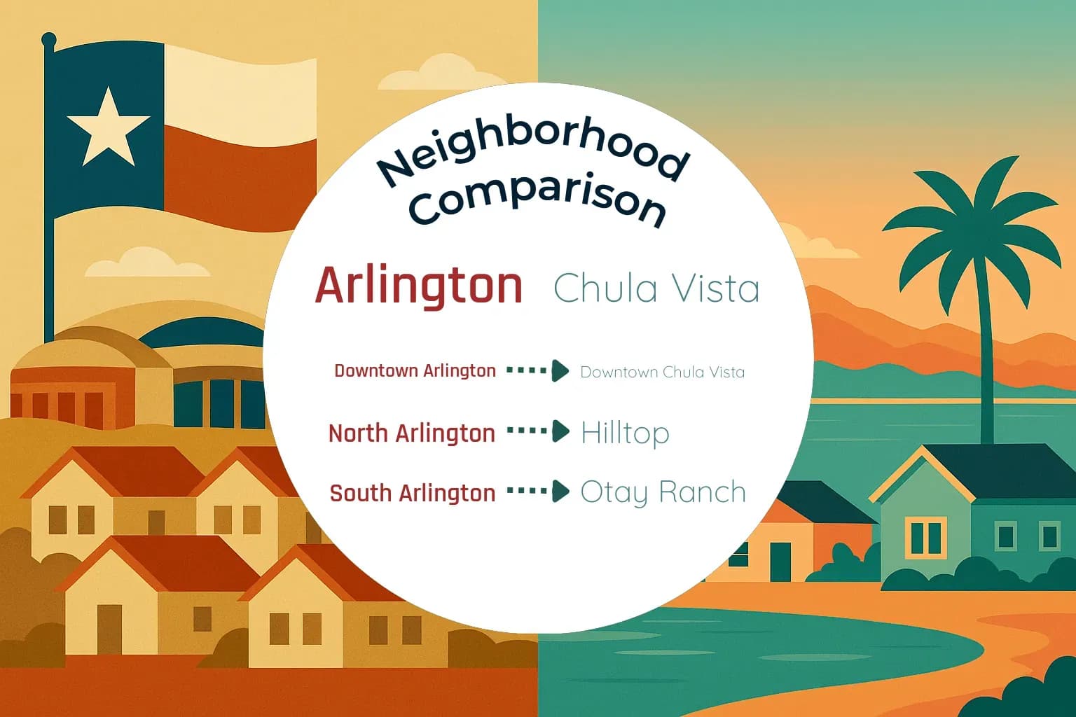 Arlington vs Chula Vista Neighborhood Comparison