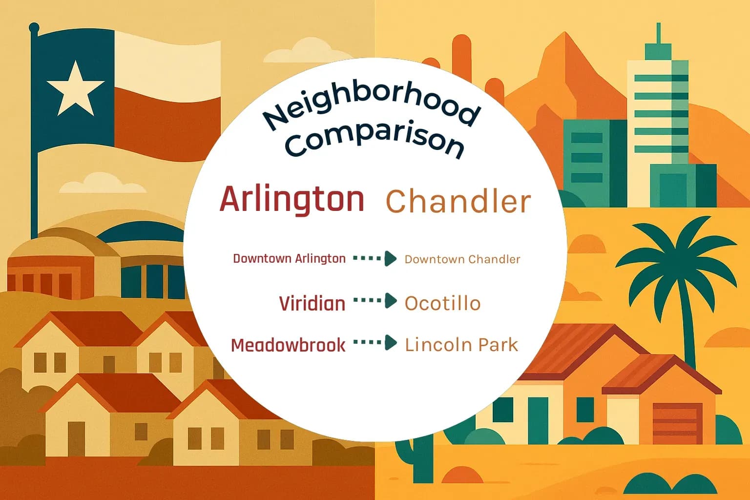 Arlington vs Chandler Neighborhood Comparison