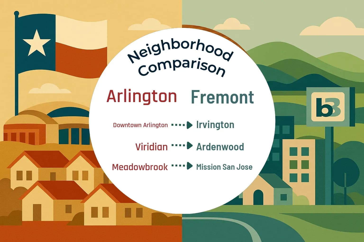 Arlington vs Fremont Neighborhood Comparison