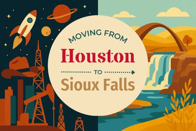 Moving from Houston to Sioux Falls