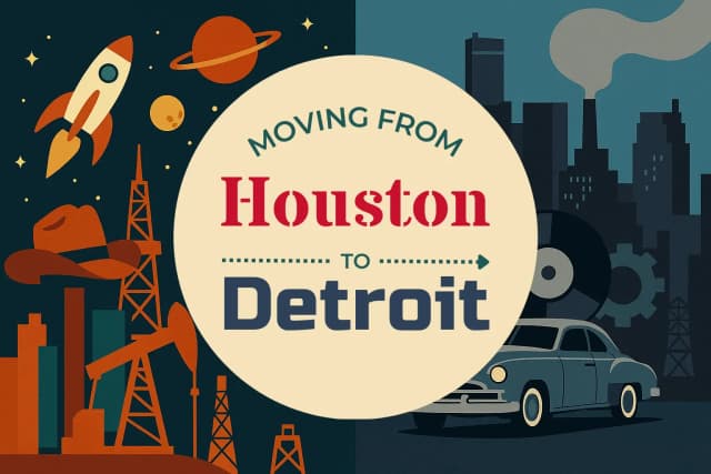 Moving from Houston to Detroit