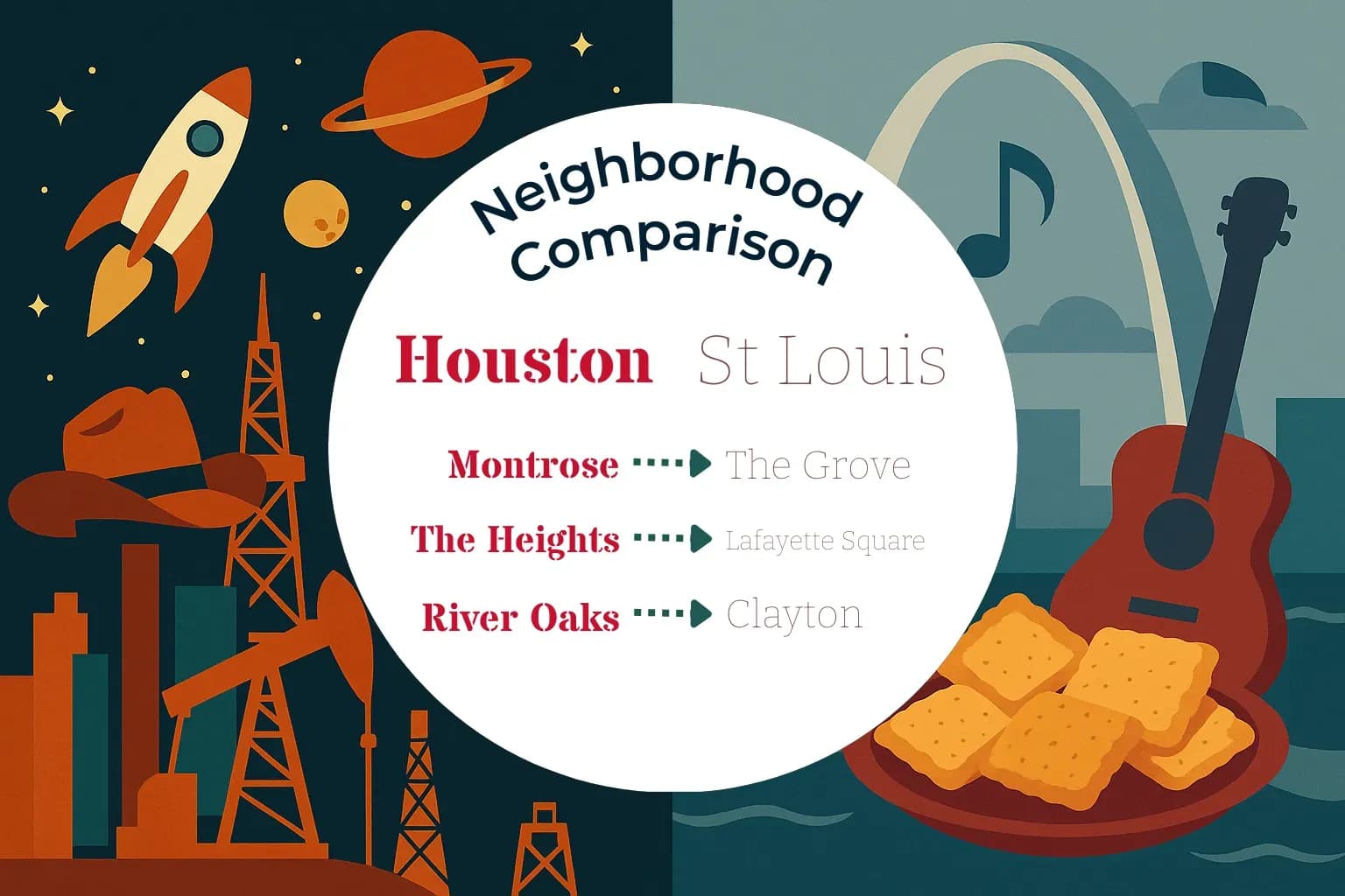 Houston vs St. Louis Neighborhood Comparison