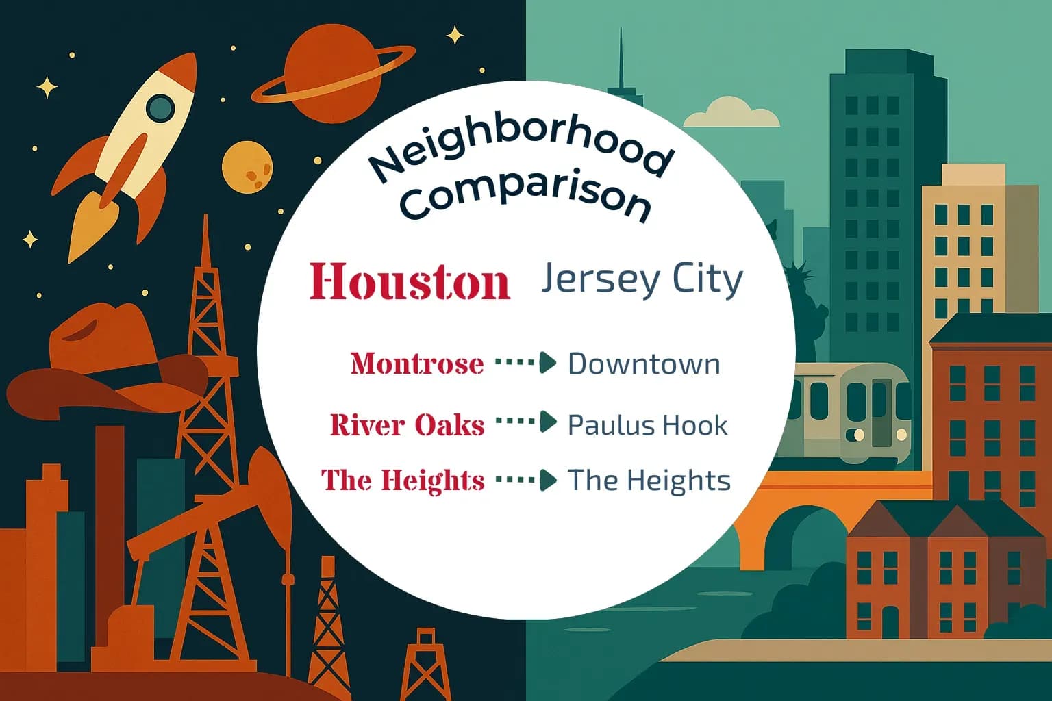 Houston vs Jersey City Neighborhood Comparison