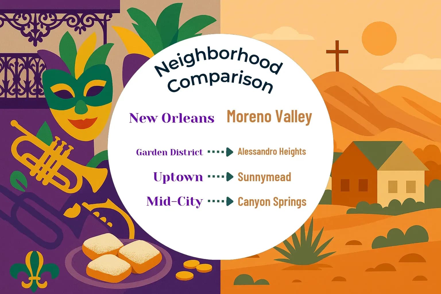 New Orleans vs Moreno Valley Neighborhood Comparison