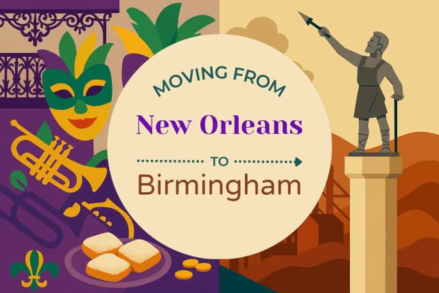 Moving from New Orleans to Birmingham