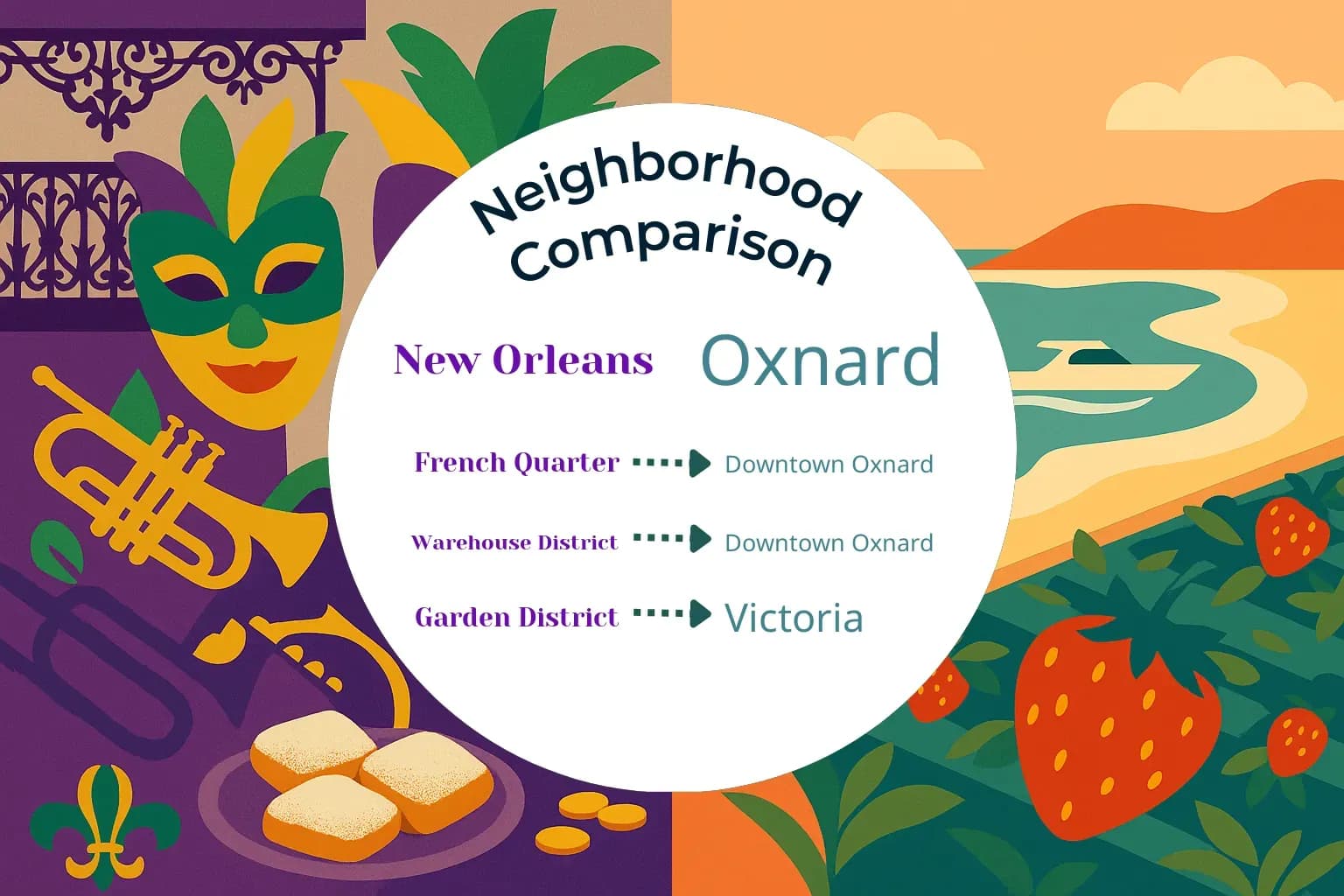 New Orleans vs Oxnard Neighborhood Comparison