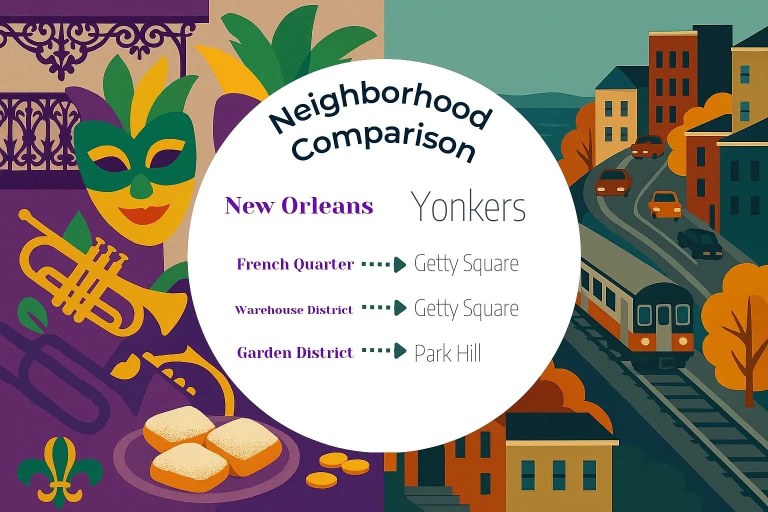 New Orleans vs Yonkers Neighborhood Comparison