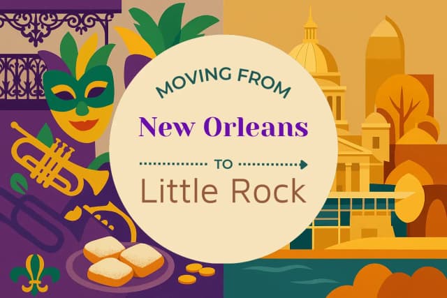 Moving from New Orleans to Little Rock