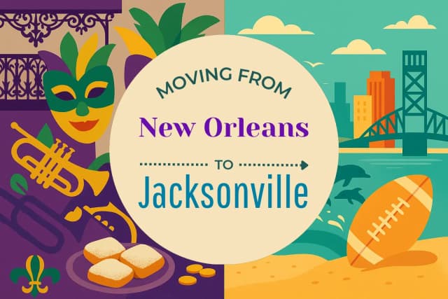 Moving from New Orleans to Jacksonville