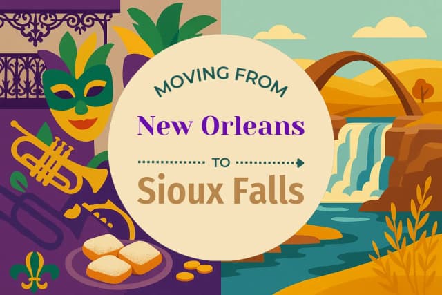 Moving from New Orleans to Sioux Falls