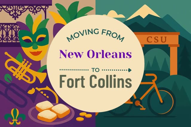 Moving from New Orleans to Fort Collins