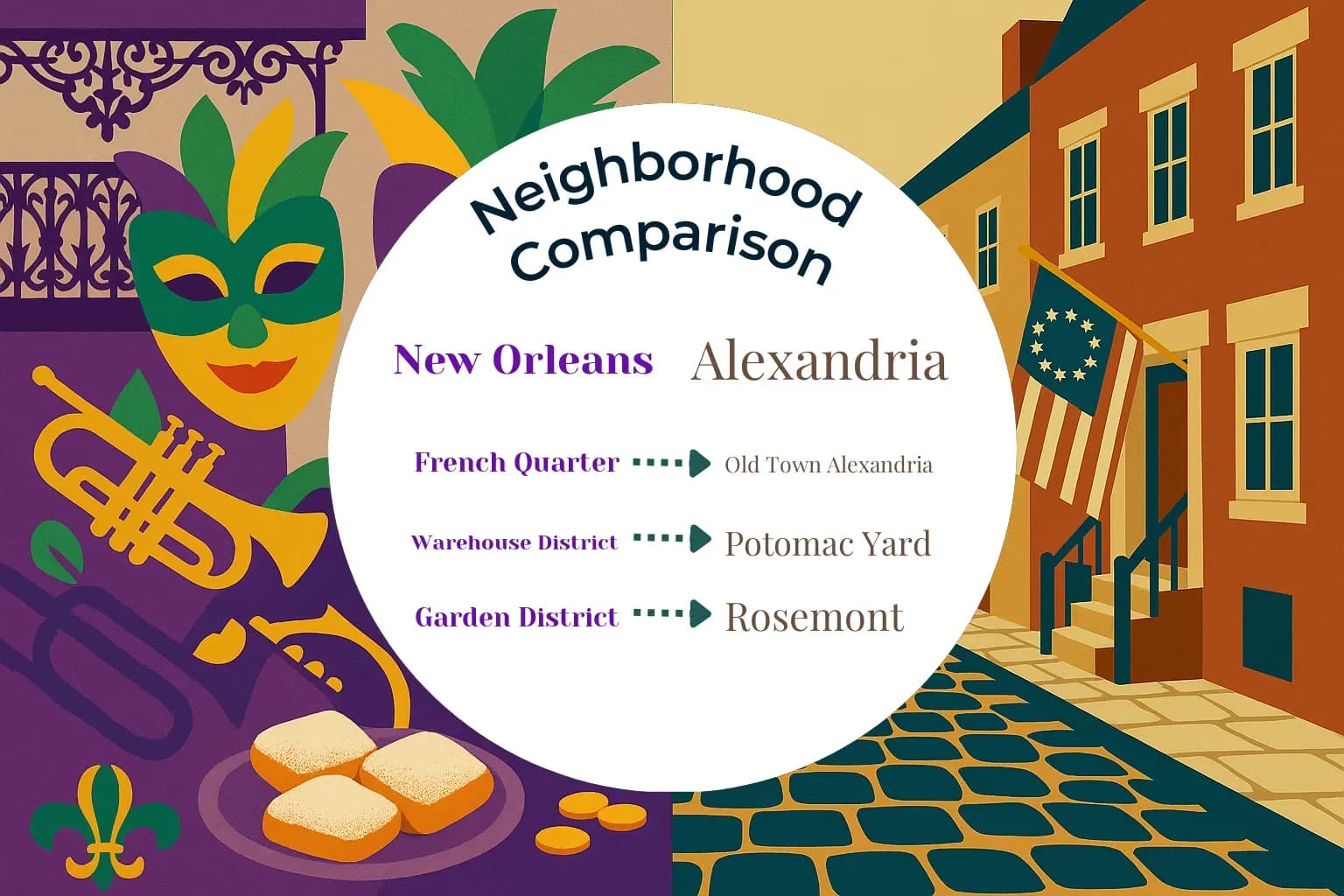 New Orleans vs Alexandria Neighborhood Comparison