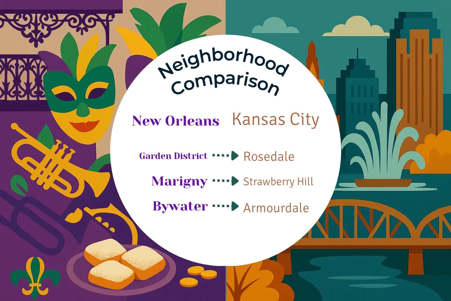 New Orleans vs Kansas City Neighborhood Comparison