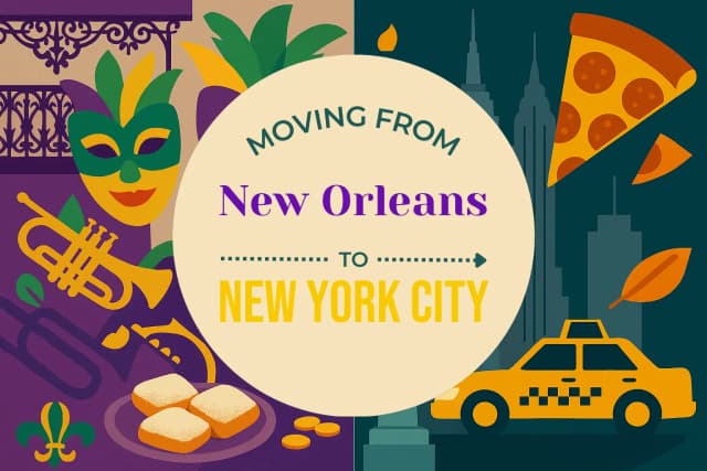 Moving from New Orleans to New York City