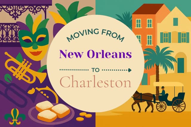 Moving from New Orleans to Charleston
