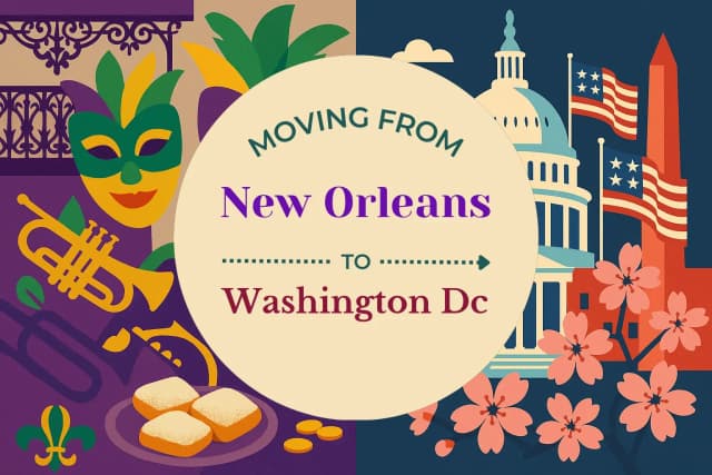 Moving from New Orleans to Washington DC