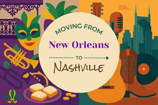 Moving from New Orleans to Nashville