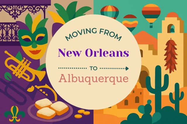 Moving from New Orleans to Albuquerque