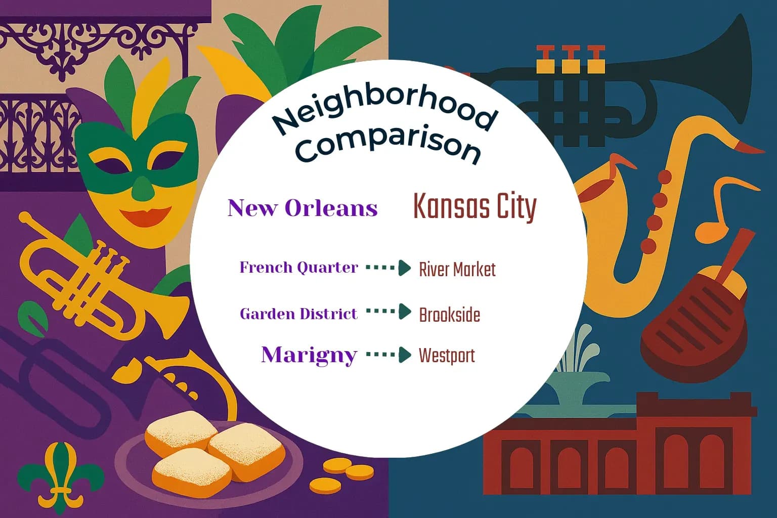 New Orleans vs Kansas City Neighborhood Comparison